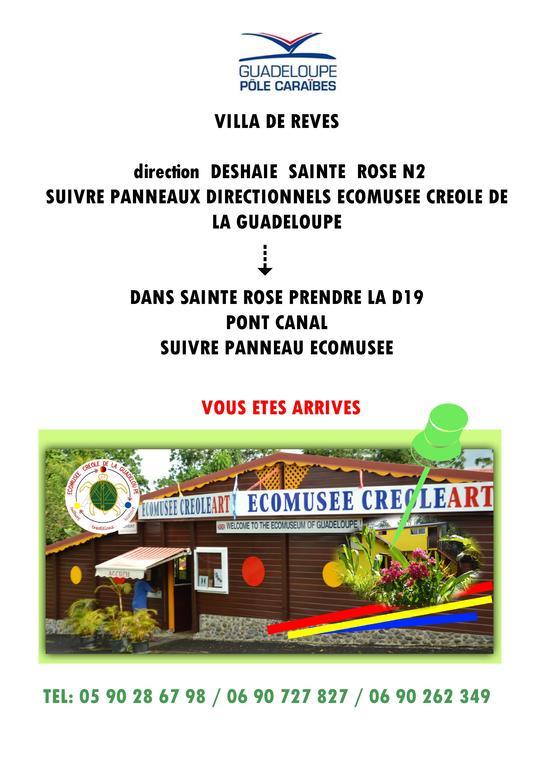 GITES de L'ECOMUSEE CREOLE Sainte-Rose Exterior foto
